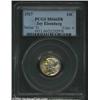 Image 1 : 1917 10C MS66 Full Bands PCGS. Delightful golden patina over full, frosty luster with nice definitio