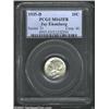 Image 1 : 1935-D 10C MS65 Full Bands PCGS. Thick and satiny luster accents clean surfaces. A few shallow break