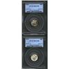 Image 1 : 1937 10C MS67 Full Bands PCGS, lustrous and sharply struck with silver-gray and apricot patina; and.