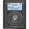 Image 1 : 1962 10C PR70 PCGS. Essentially a perfect proof Superb Gem, fully struck with highly-reflective fiel