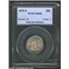 Image 1 : 1875-S 20C MS66 PCGS. An exceptionally pleasing example of this short-lived type, this being the mos