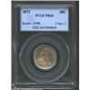 Image 1 : 1875 20C PR64 PCGS. The premier proof delivery in the Twenty Cent series, the 1875 was produced in r