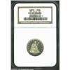 Image 1 : 1876 20C PR63 Cameo NGC. One of two cameoed proof 1876 Twenty Cent pieces in this sale, this Choice.