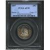 Image 1 : 1837 25C AU55 PCGS. B-2, R.2. This is a fully original and colorful example with plenty of mint fros