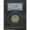 Image 1 : 1874-S 25C Arrows MS64 PCGS. Brilliant surfaces characterize this attractive example of this popular