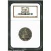 Image 1 : 1860 25C PR65 NGC. Type II Obverse / Type I Reverse. An earlier proof delivery in the Seated Quarter