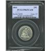Image 1 : 1864 25C PR65 Cameo PCGS. Briggs 3-C, the proof dies of the 1864 Seated Quarter. This scarce Civil W