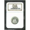 Image 1 : 1887 25C PR67 Cameo NGC. Ex: P. Kaufman. Briggs 2-B. The Mint required only two sets of dies for the