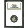 Image 1 : 1888 25C PR66 Cameo NGC. A second and even finer Cameo proof 1888 Seated Quarter, this splendid Gem.