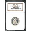 Image 1 : 1890 25C PR66 Ultra Cameo NGC. Illimitable depth of reflectivity in the fields provides a splendid b