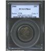 Image 1 : 1900 25C PR64 PCGS. Deeply reflective in the fields with toning that is equally deep, both sides are