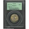 Image 1 : 1917-S 25C Type Two MS65 Full Head PCGS. Rich, full mint frost swirls around both sides of this attr