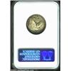 Image 2 : 1924 25C MS66 NGC. Lustrous and brilliant in the centers with deep charcoal-gray and blue toning aro