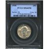 Image 1 : 1930 25C MS66 Full Head PCGS. The pristine surfaces are draped in a light layer of lime-green and ro