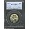 Image 1 : 1932-S 25C MS63 PCGS. A lustrous representative that is bathed in lightly variegated dove-gray patin