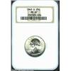 Image 1 : 1942-S 25C MS67 NGC. Radiant mint luster, the surfaces are mostly brilliant with a dab of light gold