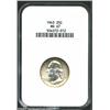 Image 1 : 1943 25C MS67 NGC. The margins have pleasing golden-brown and yellow-green patina. A highly lustrous