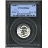 Image 1 : 1944-S 25C MS66 PCGS. Brilliant, well-struck, and untoned. Several thin die breaks travel along the.