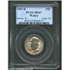 Image 1 : 1947-D 25C MS67 PCGS. Ex: Walser. Mottled russet toning covers the obverse, while the reverse is sev