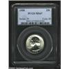 Image 1 : 1950 25C MS67 PCGS. Beautifully brilliant with no toning and nearly flawless surfaces. With full-bod