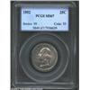 Image 1 : 1952 25C MS67 PCGS. Gorgeous dusky blue-green, gold, and violet patina. A lustrous Superb Gem that i