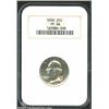 Image 1 : 1939 25C PR66 NGC. A trace of golden-brown patina is noted east of the date, while the surfaces othe