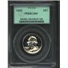 Image 1 : 1950 25C PR66 Cameo PCGS. A seemingly fully struck Gem that has rich mauve-brown peripheral patina a