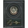Image 2 : 1950 25C PR66 Cameo PCGS. A seemingly fully struck Gem that has rich mauve-brown peripheral patina a
