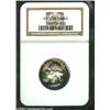 Image 1 : 1951 25C PR67 * Cameo NGC. Magnificent bands of aqua-blue and honey-gold color frame the brilliant c