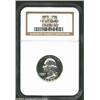 Image 1 : 1953 25C PR67 Cameo NGC. Technically flawless and deeply mirrored with a light accent of toning arou