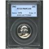 Image 1 : 1961 25C PR69 Cameo PCGS. The obverse has a few freckles of golden-brown patina. A needle-sharp and.