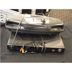 SAMSUNG DVD PLAYER, PANASONIC PORTABLE STEREO