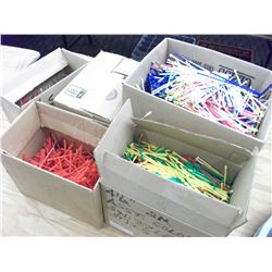 ASSORTED SWIZZLE STICKS AND STRAWS