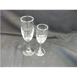 CHAMPAGNE FLUTES - CONTENTS OF TWO BOXES