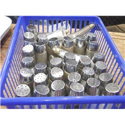 SALT AND PEPPER SHAKERS - PER BASKET