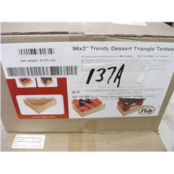 TRENDY TRIANGLE TARTLETS (WHITE) - BOX