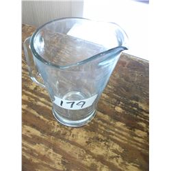 GLASS BEER PITCHER