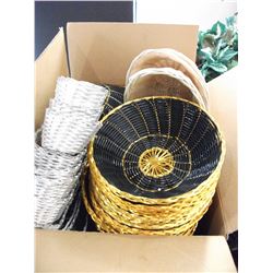 ASSORTED BREAD BASKETS - CONTENTS OF BOX