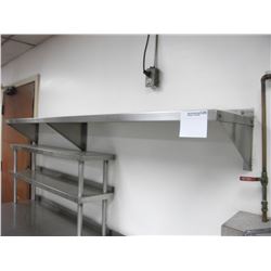 A28 - STAINLESS STEEL OVER SHELF