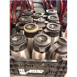 HOT/COLD STAINLESS STEEL BEVERAGE SERVERS (10) - CRATE