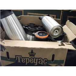 HOT/COLD STAINLESS STEEL BEVERAGE SERVERS (10) - BOX