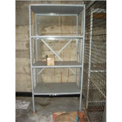 METAL STORAGE SHELVES (3)