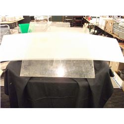 FLUORESCENT LIGHT COVERS, PLEXIGLASS - CONTENTS OF BOX