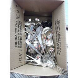 ASSORTMENT OF SILVERWARE - CONTENTS OF BOX