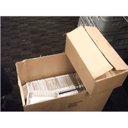 SQUARE FOIL TAKE-OUT PANS - CONTENTS OF TWO BOXES