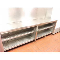 A21 - STAINLESS STEEL PLATE SHELVES