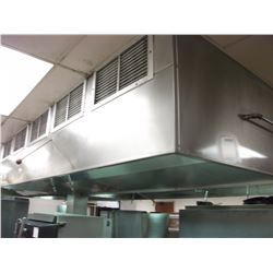 XX - STAINLESS STEEL OVERHEAD VENT AND FIRE SUPPRESSION SYSTEM (COMPLETE)