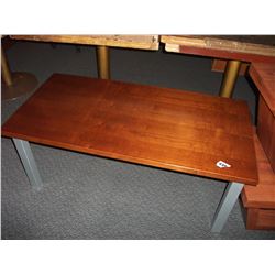 METAL BASE COFFEE TABLE