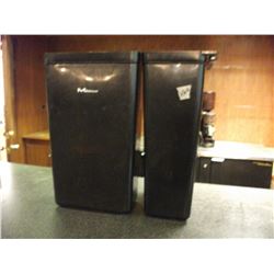 BLACK PLASTIC GARBAGE CANS (2)