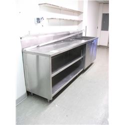 A57 - QUEST DOUBLE SINK WITH WORK TABLE